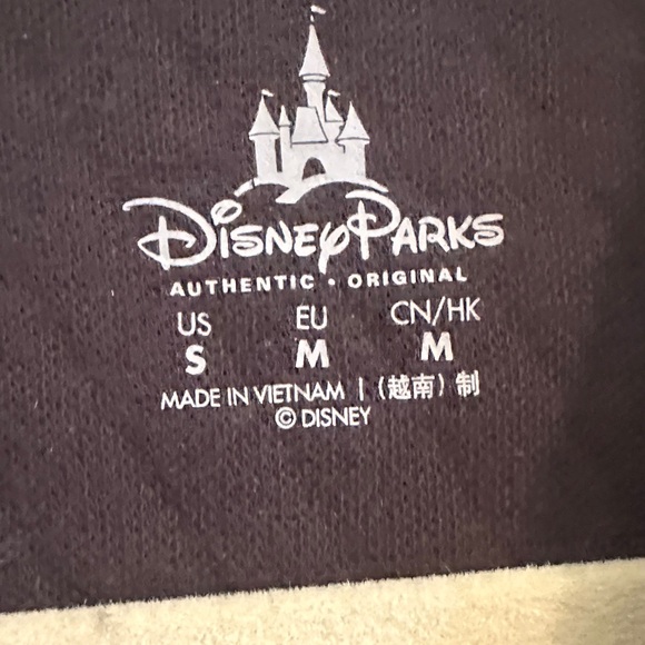 Black Quilted Mickey Mouse / Disney 'Believe' Sweatshirt - Picture 3 of 4